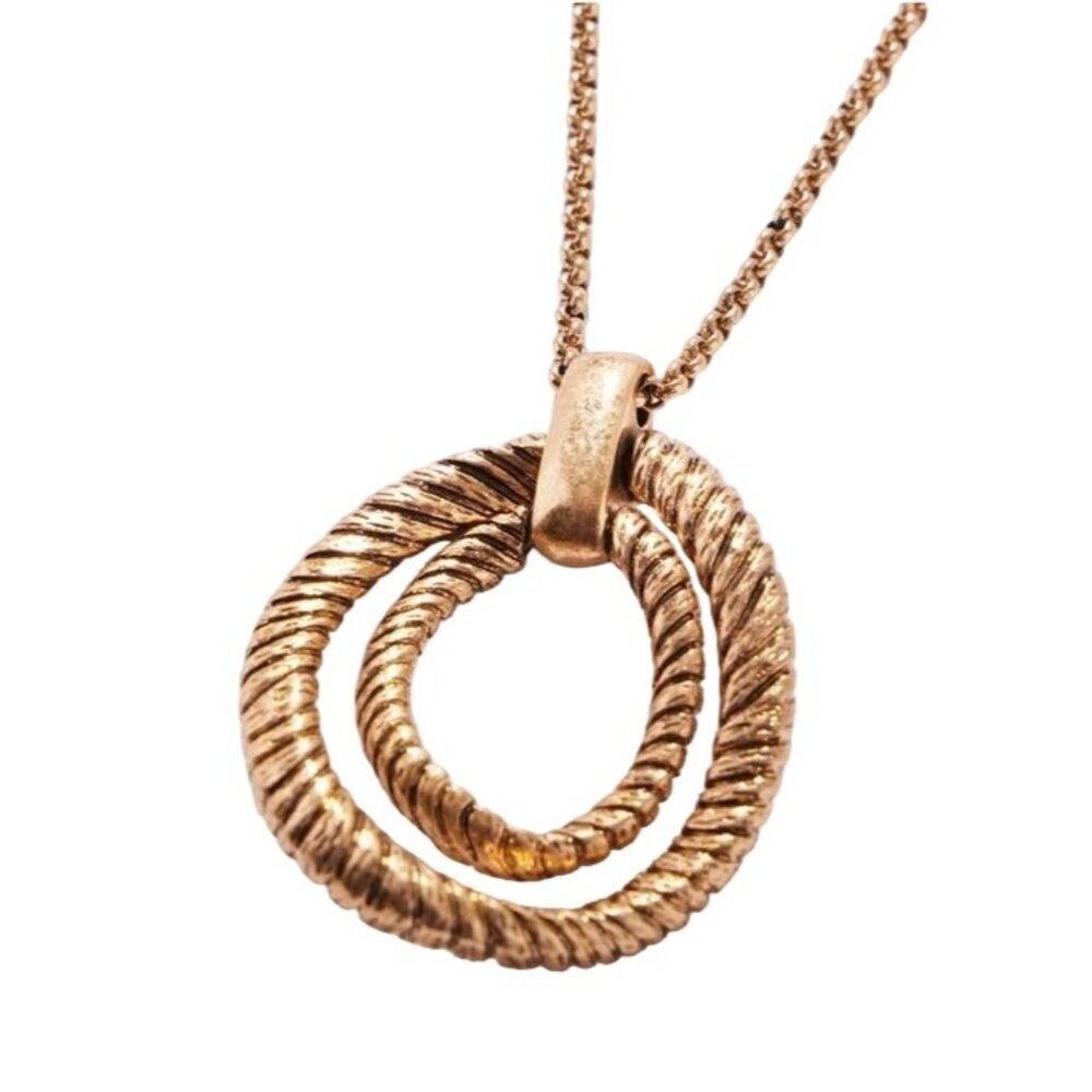 Chico's Gold Tone Adjustable Necklace Art to Wear NEW $49 - Picture 3 of 10